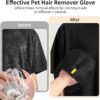 2PCS Double-Sided Pet Grooming Gloves