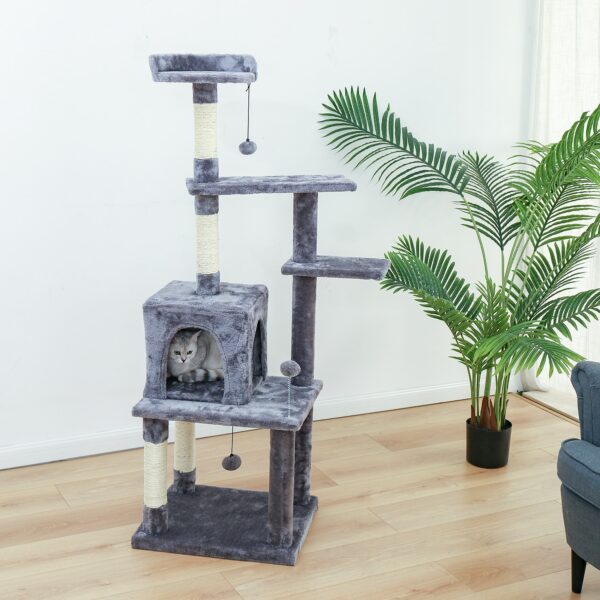 Pet Climbing Frame with Hanging Ball